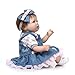 New Version 18 inches Cute Silicone Reborn Baby New Reborn Baby Dolls Realistic Doll Collect Toys