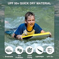 Kanu Surf Boys' Short Sleeve UPF 50+ Rashguard Swim