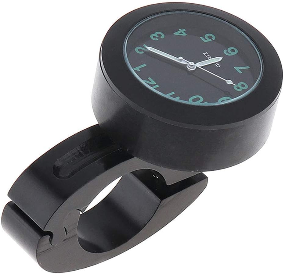 Lenkeruhr Für Fahrrad & Motorrad - Wasserdichte Quarzuhr Mit Leuchtanzeige