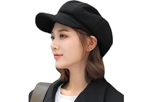 NICTION Newsboy Hats for Women, Women Newsboy Hat Trucker Hat Beret Newsboy Caps Retro Fashion Winter Hats for Women 2025