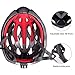 AUTLEAD Bike Helmet, Adult Helmet with Safety Rear Led Light and Detachable Liner, Adjustable Sport Cycling Helmets for Road & Mountain (22-24inches)