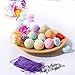 QQcute Bath Bombs Kit Best Family Spa Set, Pack of 18 Bath Fizzies with Natural Ingredients for Moisturizing Dry Skin, Including 3 Organic Dried Flower Petals Bags，Add to Bubble Bath