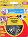 OOK 50636 D-Ring Hangers, Mirror Hangers, Picture Hangers, ReadyScrew, Steel, Zinc Plated, 25lb (10 Set)