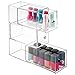 iDesign Clarity BPA-Free Plastic 3-Drawer Flip Vanity Organizer - 7