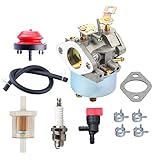 Hipa 632334A Carburetor Primer Bulb for Tecumseh 632334 632111 HM80 HM70 HMSK80 HMSK90 John Deere AM108405 Toro 824 824XL 828 Snow Blower Thrower