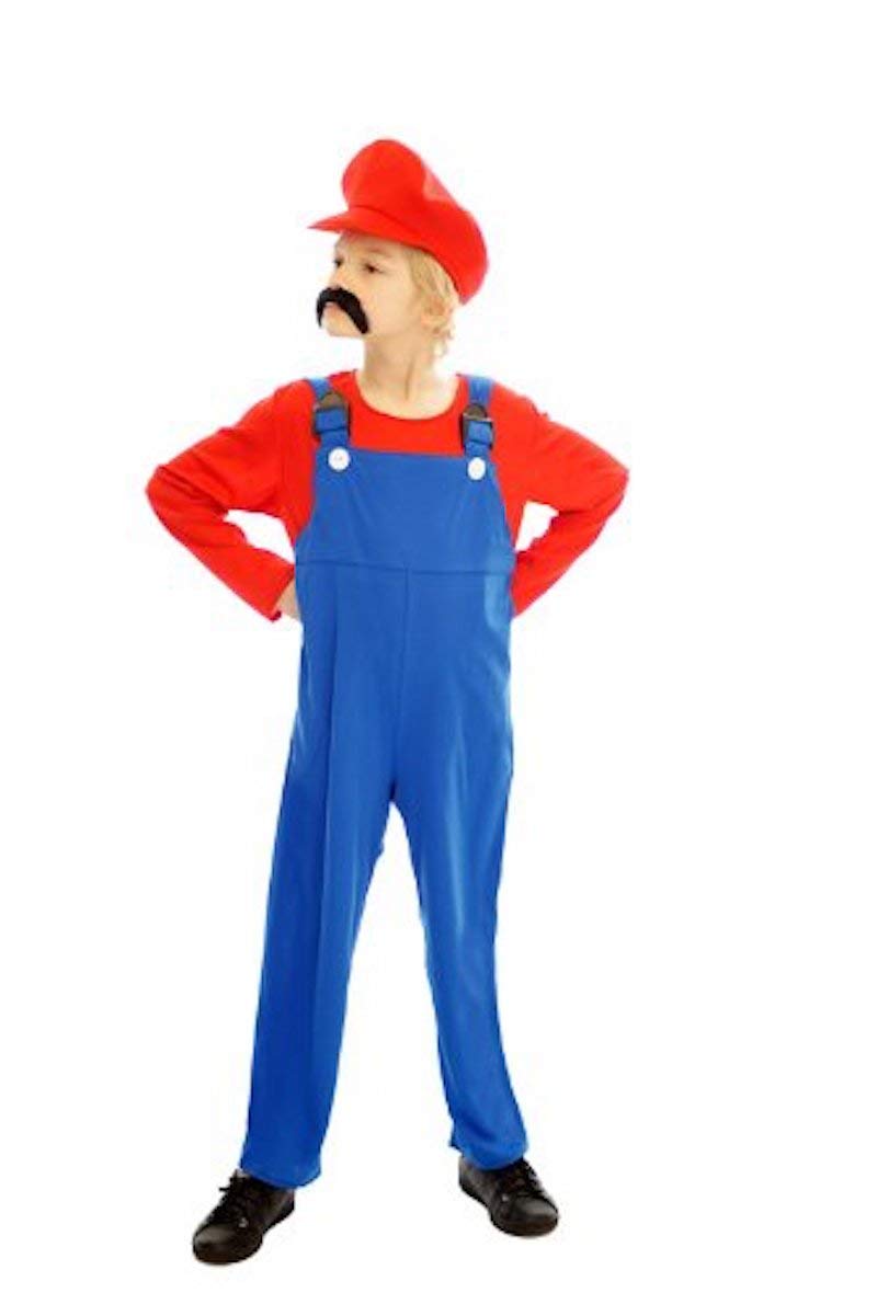 Super Workman Fancy Dress Costume, Red - Medium (7-9)