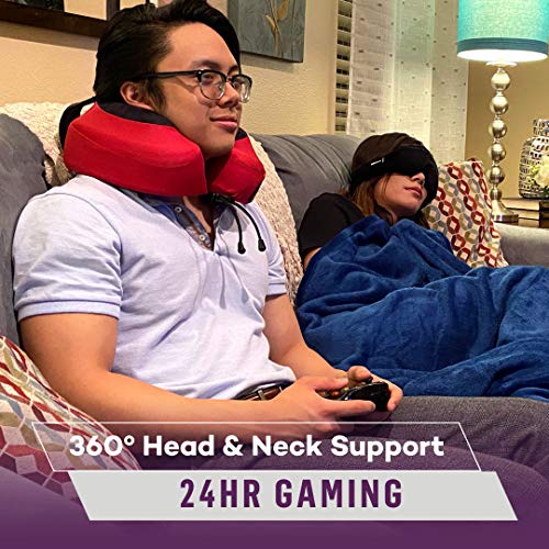 Cabeau Evolution S3 Travel Pillow, Memory Foam Airplane Neck Pillow for Travel, Home, Office