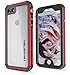iPhone 7/iPhone 8 Waterproof Case, Ghostek Atomic 3 Series for Apple iPhone 7/8 | Shockproof Dirtproof Dustproof Snowproof Underwater Swimming Diving Floating Aluminum Slim Fit | Red