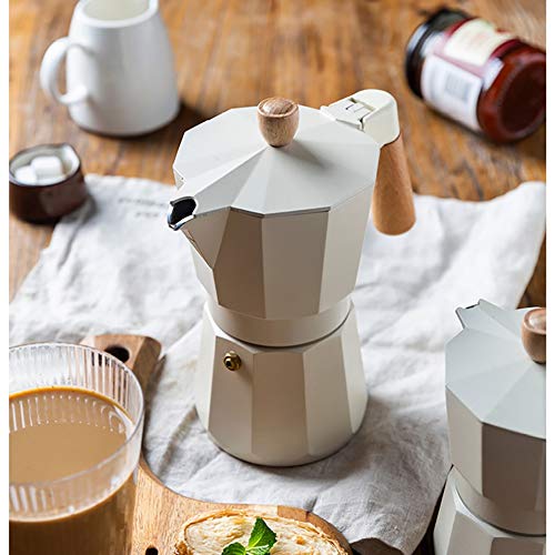 DYB Espressokocher Portable Moka Pot Home Kochplatten Moka Kaffeemaschine Kaffee Pot Büro Make Kaffeegerät Italienische… – Bild 5