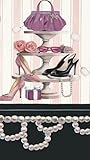 Guest Towel Size Paper Napkin,Sweets & Shoes Guest Towel Size Paper Napkin,Sweets & Shoes