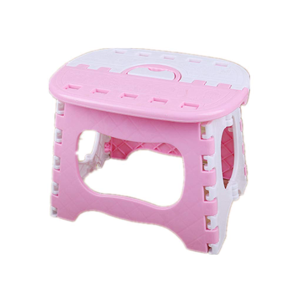 kabinga YM 101 Simple Plastic Small Bathroom Bench, Folding Portable Fishing Stool for Adults Outdoor for Kids, Dust, Unisex-Youth, M