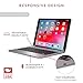 Brydge 12.9 Keyboard for iPad Pro 12.9-inch | 2017/2015 Models only | Aluminum Bluetooth 4.2 Wireless Keyboard with Backlit Keys | Long Battery Life | Silver