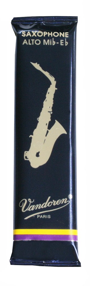 Vandoren Traditional Alto Sax Reed - Single Reed - Strength 3.5
