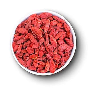 1001 Frucht Bio Goji Bessen gedroogd natuurlijk, geluksbessen uit Tibet zonder toevoegingen, onbehandelde gedroogde…