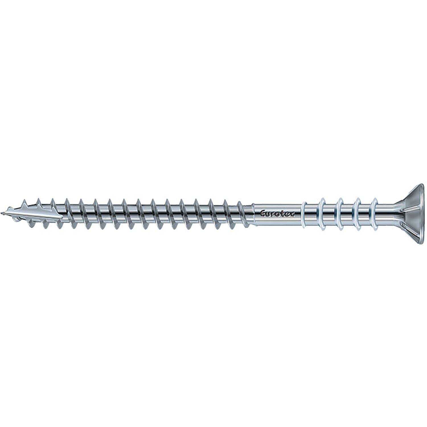 Unbekannt 905633 Galvanised Eurotec Justitec Adjusting Screw 6.0 x 145 TX25 Blue, 6.0x145