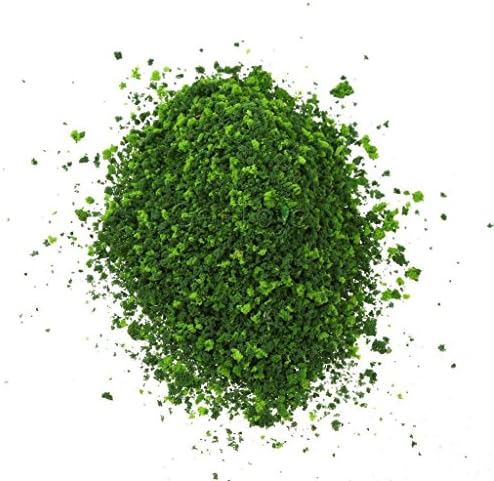Pack of Dark Light Green Micro Scenic Foliage Models Train Tree Diorama DIY