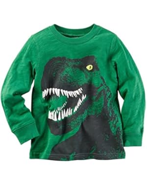 Carters Boys Long-Sleeve Dinosaur Graphic Tee 9M