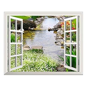 Christmas Santa Wall Mural (24"x32", Clear Spring)