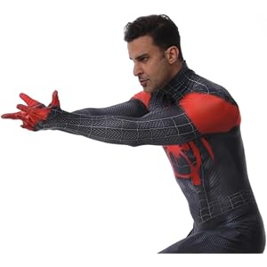 RUURUU Mens Cosplay Costume,Full Coverage Bodysuit Ideal for Halloween,Christmas,Birthdays​