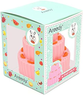Areedy Squishy 3 Layers Fruit Cake Scented Slow Rising Toy