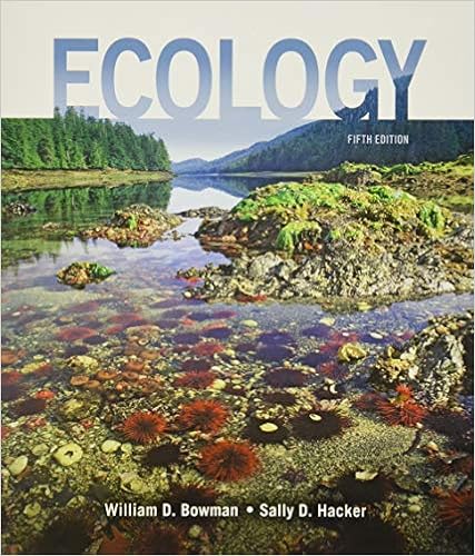  Ecology 9781605359212 Bowman William D Hacker Sally D Books