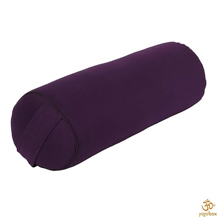 Yoga y Pilates Bolster Gots Made in Germany, Berenjena ...