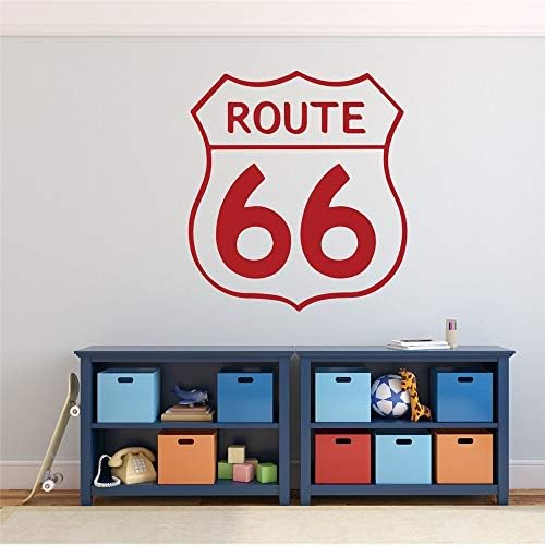 Motivational Wall Sticker Quotes Disney Pixar Cars Lightning McQueen Cars Route 66 Nursery Kids Bedroom Living Room Bedroom