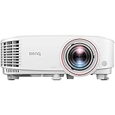 BenQ TH671ST 3000 Lumens 1080p Short Throw Home Entertainment Projector | 3000 Lumens Low Input Lag, Auto Vertical Keystone, Dual HDMI, Built-In Speaker, Console Gaming, short throw, 3 year warranty