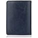 GDTK Leather Passport Holder Cover Case RFID Blocking Travel Wallet (Dark Blue)