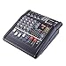 AW 4 Channel Professional Powered Mixer with USB Slot Power Mixing 110V