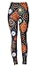 VIV Collection One Size Fashion Print Leggings, Circle Diversity