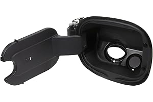 RLB-HILON Metal Pin Type Gas Fuel Door Tank Filler Pipe Housing Compatible with Chevy Silverado 1500 Crew Cab 5.8 ft Bed 2019 2020 2021 2022 2023 2024 Year