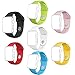 Otmake for Watch Band,Soft Silicone Sport Style Replacement iWatch Strap for Wrist Watch (42mm-003new Small)