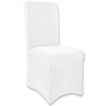 Gräfenstayn® Stretch-Stuhlhusse Henry - verschiedene Farben für runde und eckige Stuhllehnen - bi-elastische Passform mit Öko