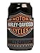 Harley-Davidson Classic Bar & Shield Can Flat Wrap Cooler and Insulator, Black Neoprene CF30280