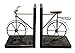Bellaa 20850 Bicycle Bookends Pair Cycling Metal 8 inch