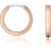 Limerencia G23 Pure Titanium Hypoallergenic Huggie Hoop Earrings for Women Sensitive Ears
