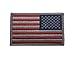 American Tactical Supply Co. Reverse American Flag Patch, Silver
