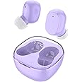 HTC True Wireless Earbuds 6 Bluetooth 5.3 in Ear Stereo Headphones Touch Control with Built-in Microphone, Wireless Noise Cancelling Earbuds 22H Playtime with Charging Case for Android and iOS- Pink