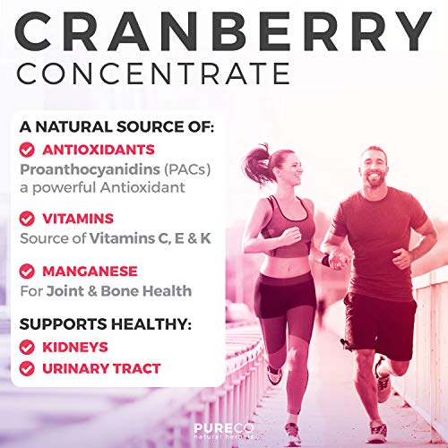 Organic Cranberry Pills 501 Concentrate Equals 25,000mg of Fresh