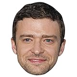 Justin Timberlake Celebrity Mask, Card Face and Fancy Dress Mask