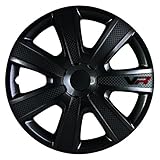 Alpena 58258 VR Carbon Wheel Cover Kit - Black - 14-Inch - Pack of 4