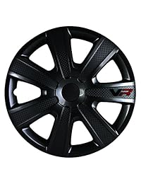 Alpena VR Juego de tasa de rueda de carbono, 16", Negro