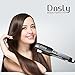 Dnsly Titanium Hair Straighteners, Flat iron for hair, Instant Heat Up, Make Your Hair Silky and Shiny, Gold (Black)