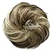 CAISHA Synthetic Fiber Hairpiece Scrunchie Scrunchy Updo Slightly Wavy Brown Blond Mix G38B