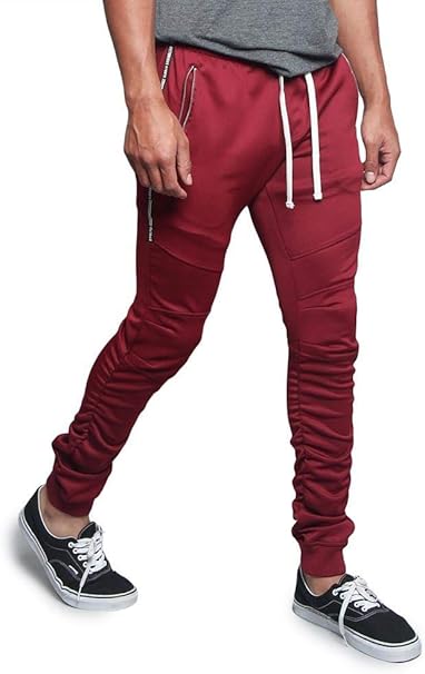 pants with checkered stripe