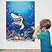 Morinostation Pin The Fin On The Shark Game Birthday Party Favor Games Baby Shark Party Supplies Decorations - 24 Fins