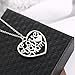 MagicW Gifts for Mom Women Love You Mom Heart Pendant Necklace Mom Gifts Charm Fashion Chain Necklace Gifts for Mom from Son Daugter