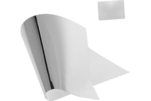 WESIEVYA Flexible Resin Plastic Mirror Adhesive Wall Mirror for DIY for Nursery Decor