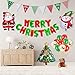 Christmas Decorations Balloon Kit 28 Pcs - Merry Christmas/Santa Claus/Xmas Tree/Snowman/Bell/Star Foil Balloon, Gold Sequin/Red Green Latex Balloon with Air Pump, Banner Gift for New Year Party Decor